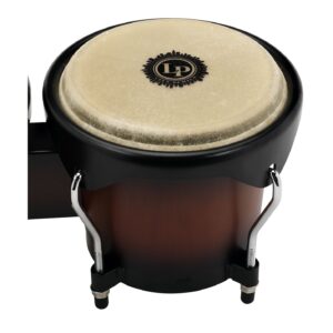 Latin Percussion LP601NY-VSB LP City Wood Bongos - Vintage Sunburst - Image 3