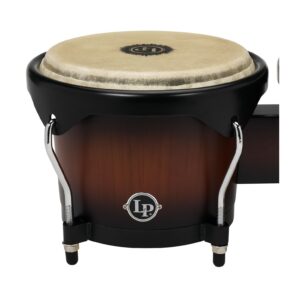 Toca Player's Series Black Sparkle Wood Bongos 6 and 7 in. Black Sparkle - Image 1