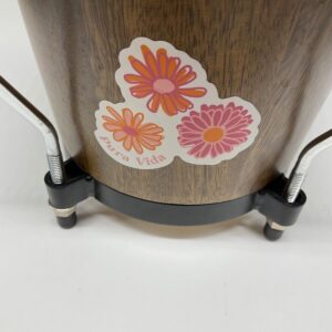 Latin Percussion LP Aspire Bongo Drums 8.5" & 7" Wood Grain Chrome - Image 10