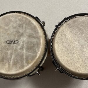 CP Cosmic Percussion Bongos 7” & 6” Drums Natural Wood Great Sound India - Image 2