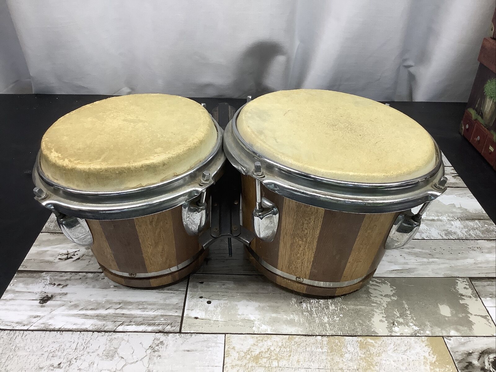 Torodor Bongo drums Percussion Vintage, great 12