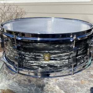 Ludwig Pioneer Snare Drum With Black Oyster Pearl Wrap - Image 1