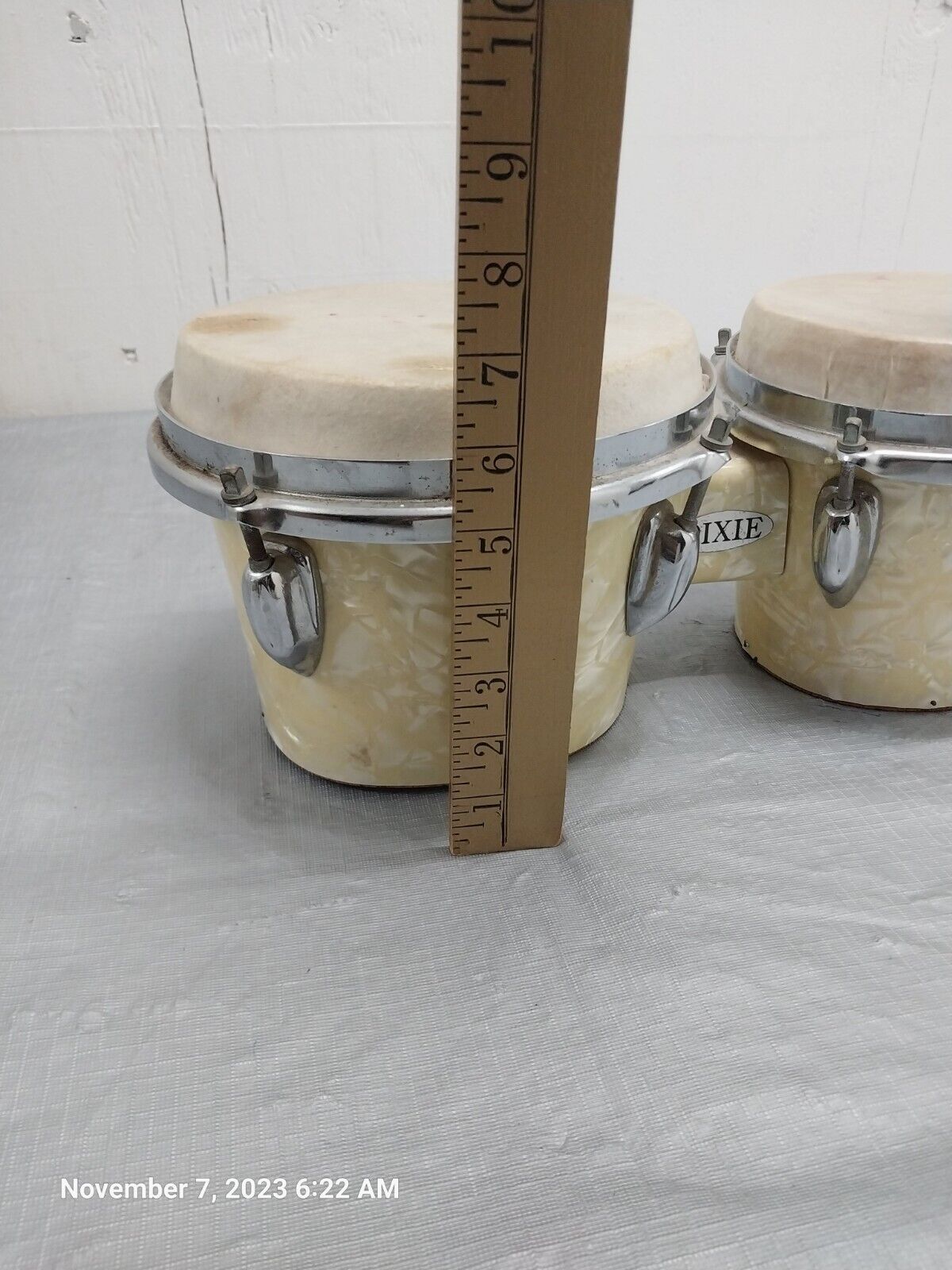 Vintage 1950 60s Bongos Mother Of Pearl 3