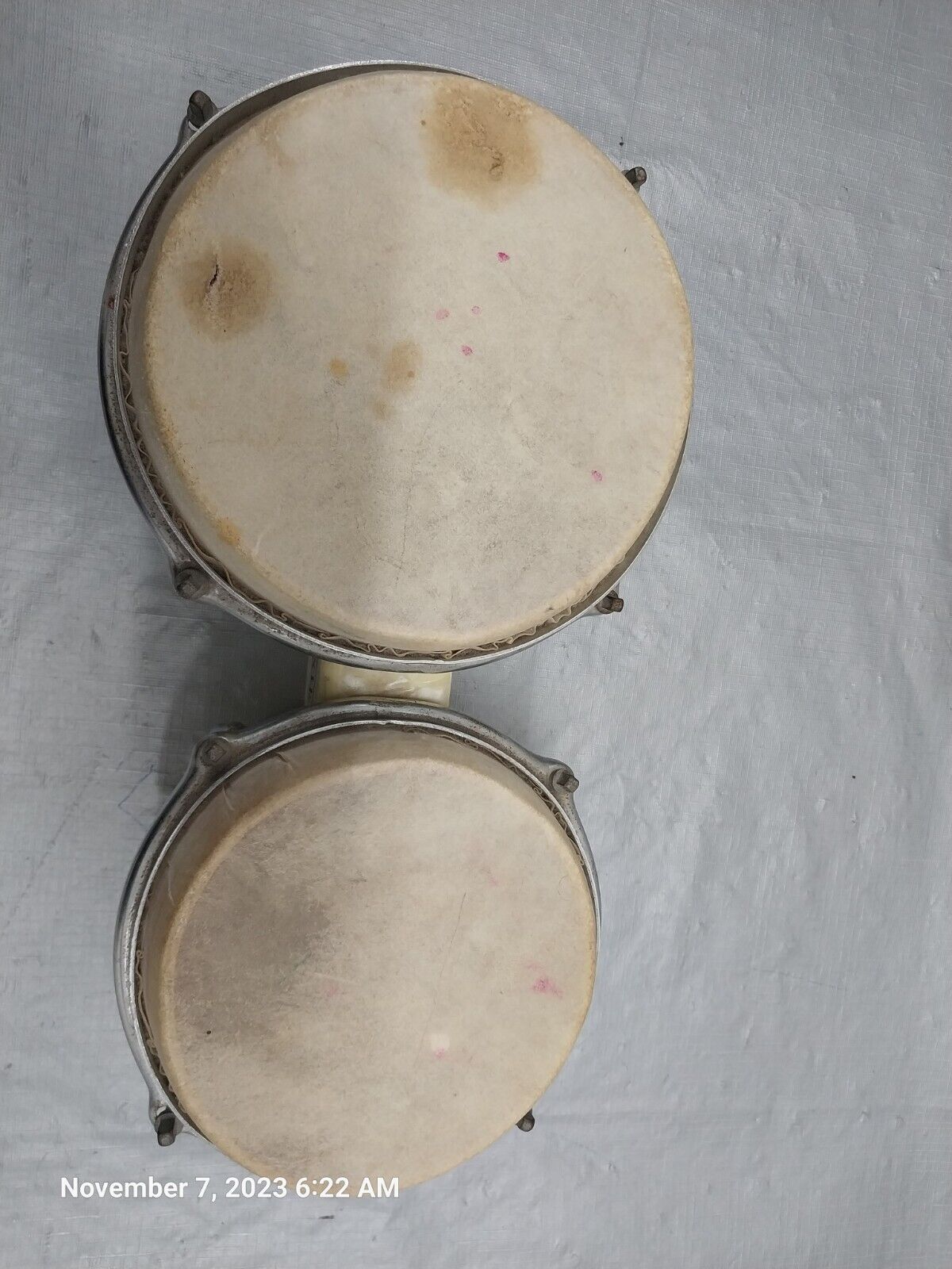 Vintage 1950 60s Bongos Mother Of Pearl 4