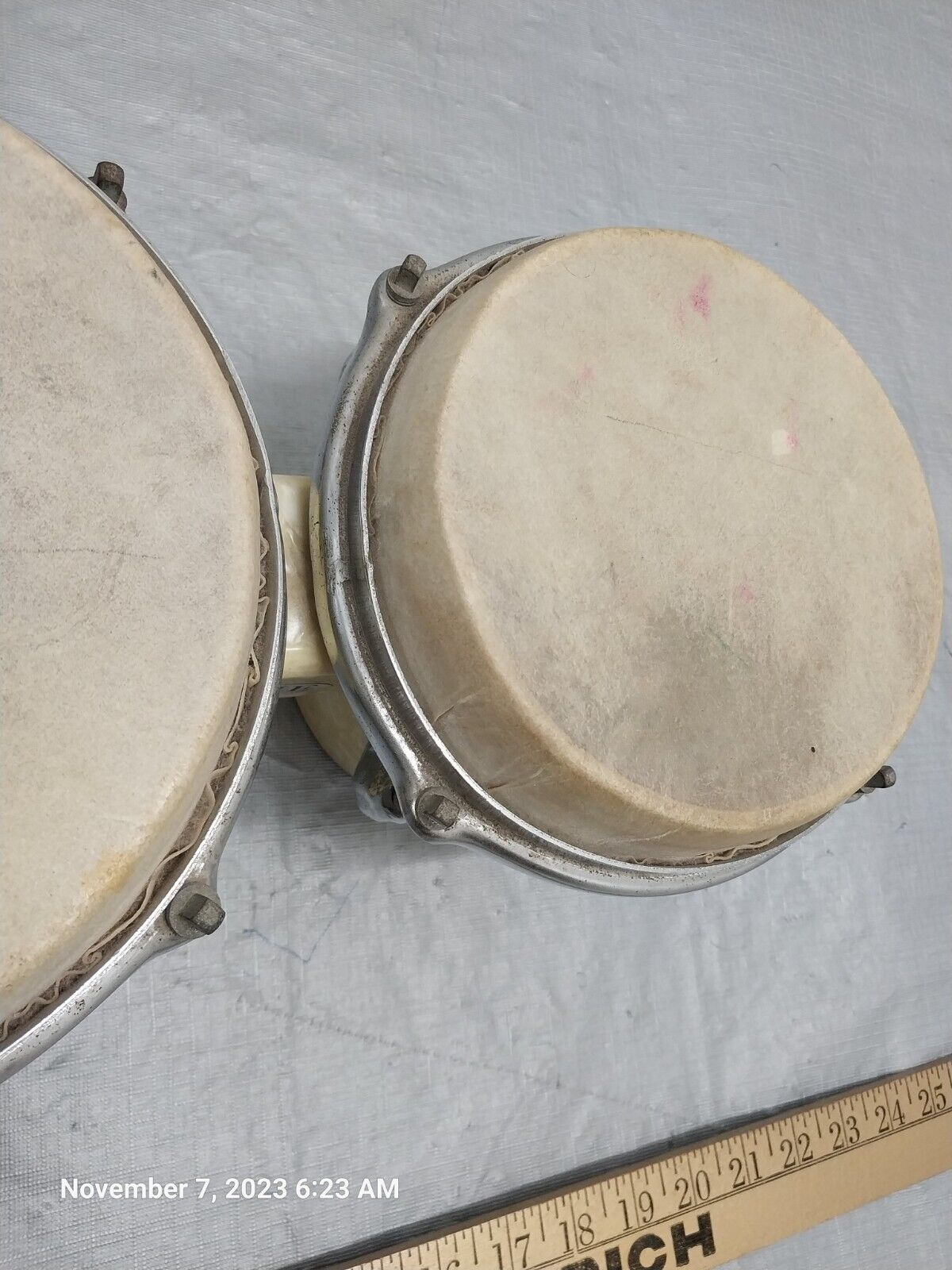 Vintage 1950 60s Bongos Mother Of Pearl 12