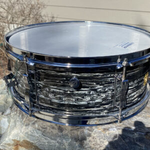 Ludwig Pioneer Snare Drum With Black Oyster Pearl Wrap - Image 2
