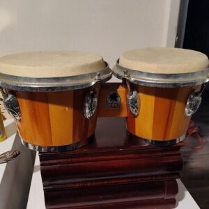 Toca Bongo Set Brown Percussion Hand Drummer Bongos Good Vibes Great Sound - Image 6