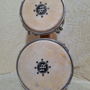 This Is A Set Hand Made HR El piernas Bongo From Colombia Natural Wood - Image 5