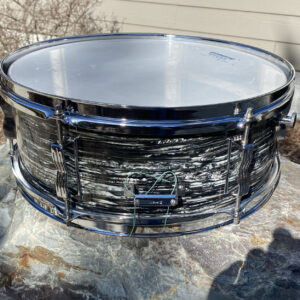 Ludwig Pioneer Snare Drum With Black Oyster Pearl Wrap - Image 3