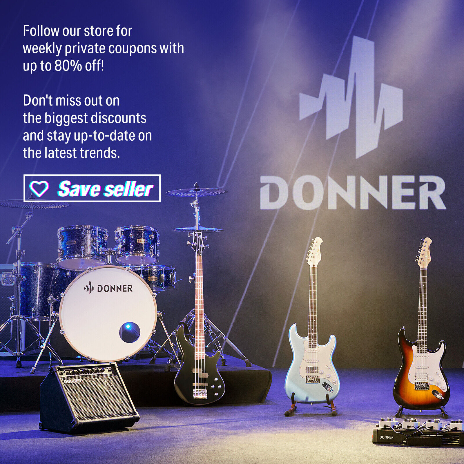 Zension 7″ and 8″ BONGO DRUMS – Latin Percussion Bongos Set Cowhide Tuning Key 4