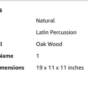 Latin Percussion Bongos M201-AWC LP Matador Wood-Natural/Chrome 8.625 in - Image 5