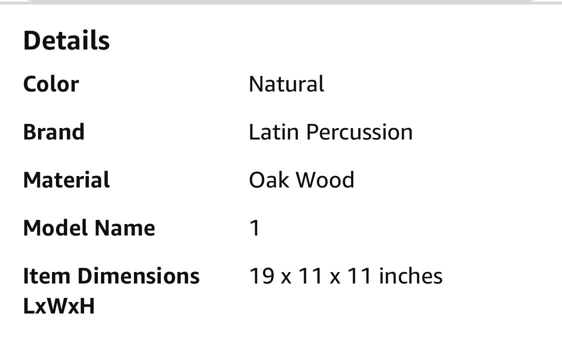 Latin Percussion Bongos M201-AWC LP Matador Wood-Natural/Chrome 8.625 in 5