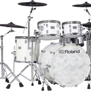 Roland VAD706 V-Drums Acoustic Design 706 5-Piece Electronic Drum Kit Pearl WHT - Image 2