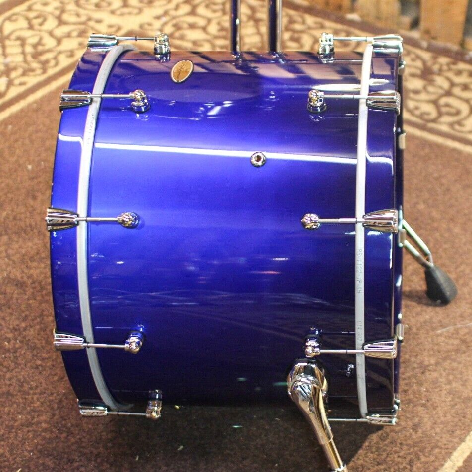 Pearl Reference One Kobalt Blue Fade Metallic Lacquer Drum Set – 22,10,12,16 2