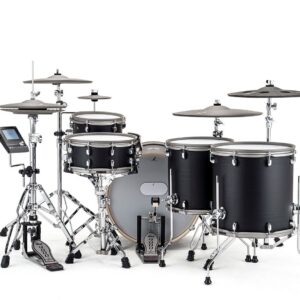 EFNOTE EFNOTE7X 5-Piece Acoustic Designed Electronic Drum Set - Black Oak - Image 1