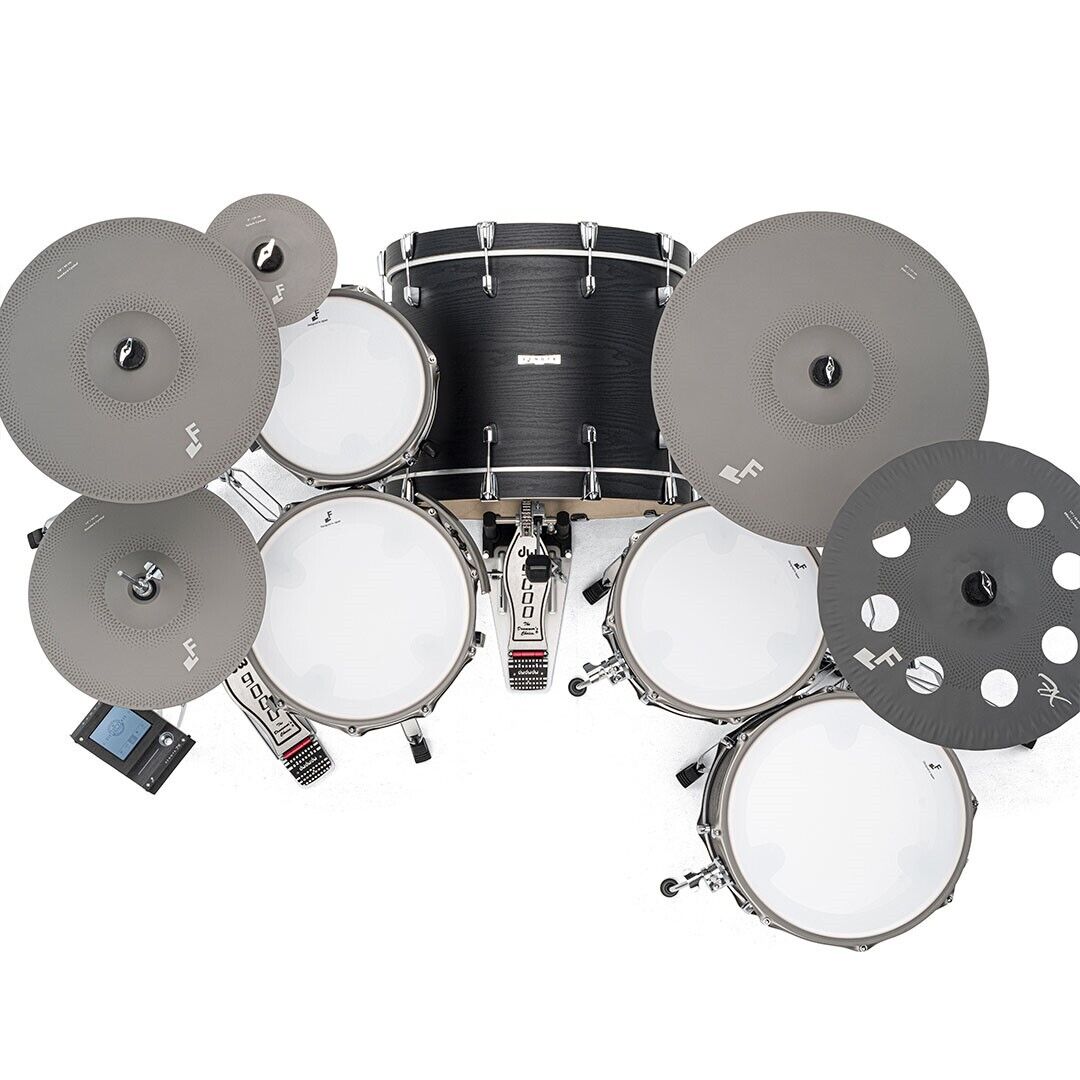 EFNOTE EFNOTE7X 5-Piece Acoustic Designed Electronic Drum Set – Black Oak 2