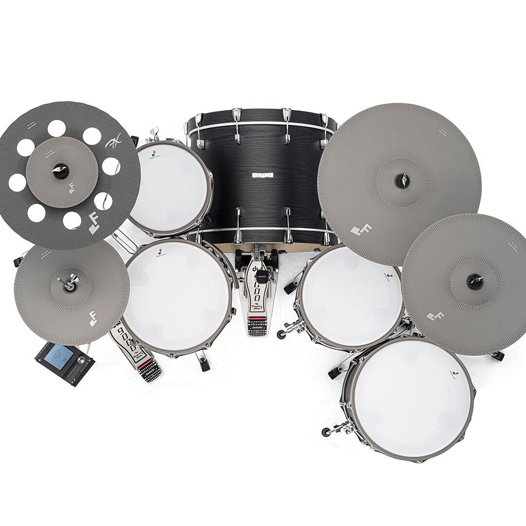 EFNOTE EFNOTE7X 5-Piece Acoustic Designed Electronic Drum Set – Black Oak 3