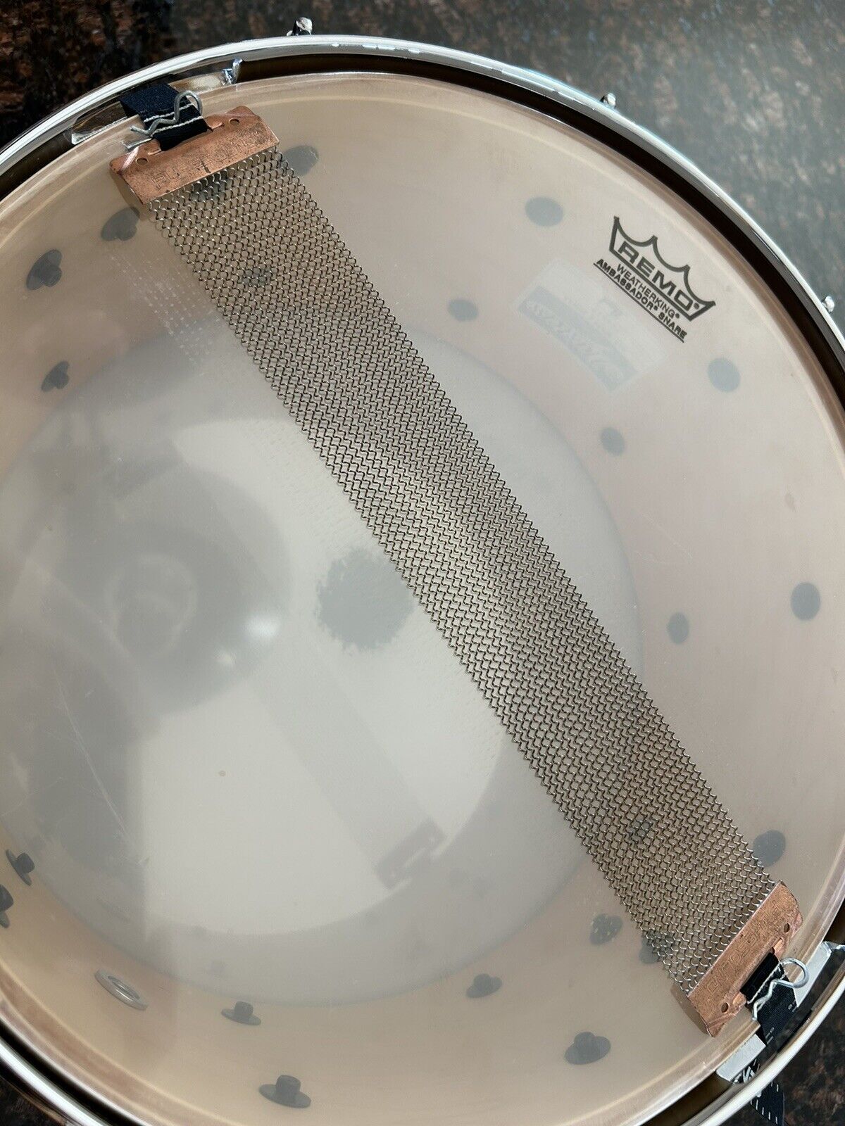 Pearl Masters snare drum, Maple with PURESOUND Copper Snare upgrade. NO RESERVE! 5