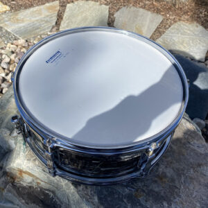 Ludwig Pioneer Snare Drum With Black Oyster Pearl Wrap - Image 6