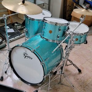 Gretsch New Classic Maple 2012 Limited Reserve 4pc Shell Pack Turquoise Sparkle! - Image 1