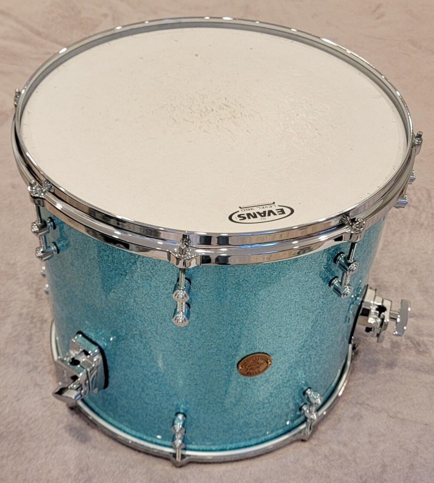 Gretsch New Classic Maple 2012 Limited Reserve 4pc Shell Pack Turquoise Sparkle! 5