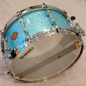 Gretsch New Classic Maple 2012 Limited Reserve 4pc Shell Pack Turquoise Sparkle! - Image 8