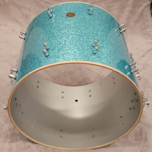 Gretsch New Classic Maple 2012 Limited Reserve 4pc Shell Pack Turquoise Sparkle! - Image 12