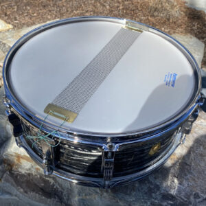 Ludwig Pioneer Snare Drum With Black Oyster Pearl Wrap - Image 7