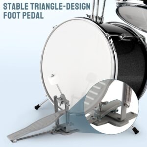 Ktaxon 5-Piece 14" x 10" Junior Drum Percussion Kit for Child DIY Starter - Image 5
