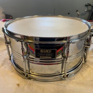 Vintage MAPEX Venus Series Steel Snare Drum 14" x 6" - Image 1