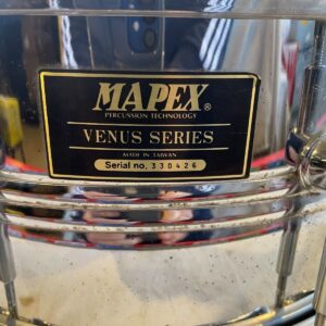 Vintage MAPEX Venus Series Steel Snare Drum 14" x 6" - Image 2
