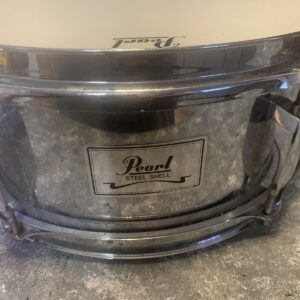 Pearl 13.5" X 6 Snare Drum SS Steel Shell Sounds Great - Image 1