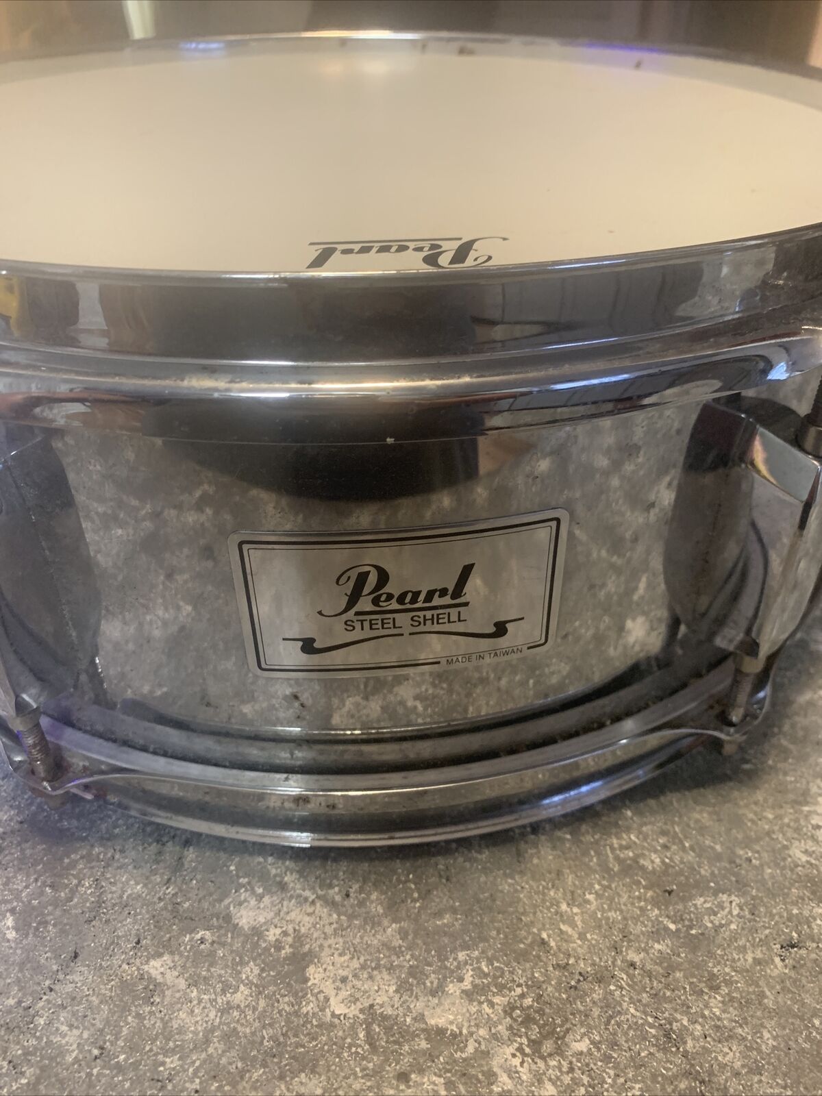 Pearl 13.5″ X 6 Snare Drum SS Steel Shell Sounds Great 1