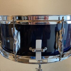 Premier 5X14 Snare Drum - Excellent Condition - Navy Blue Lacquer - Image 3
