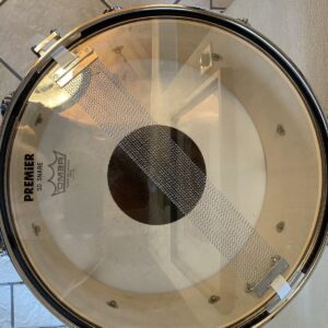 Premier 5X14 Snare Drum - Excellent Condition - Navy Blue Lacquer - Image 6