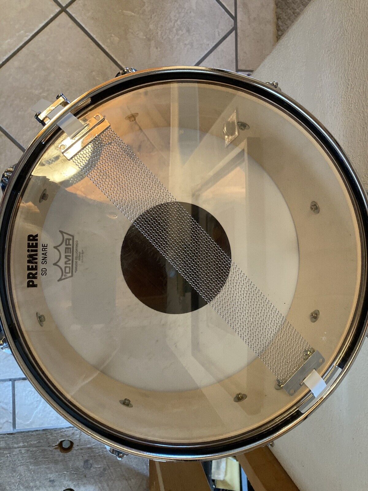 Premier 5X14 Snare Drum – Excellent Condition – Navy Blue Lacquer 6