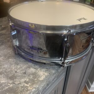 Pearl 13.5" X 6 Snare Drum SS Steel Shell Sounds Great - Image 8