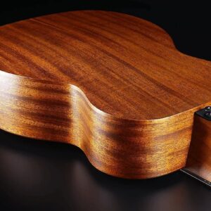 Lag TRAVEL-KAE Massive Khaya Top & Neck 6-String Acoustic-Electric Guitar w/Case - Image 3