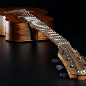 Lag TRAVEL-KAE Massive Khaya Top & Neck 6-String Acoustic-Electric Guitar w/Case - Image 4