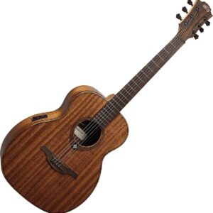 Lag TRAVEL-KAE Massive Khaya Top & Neck 6-String Acoustic-Electric Guitar w/Case - Image 6