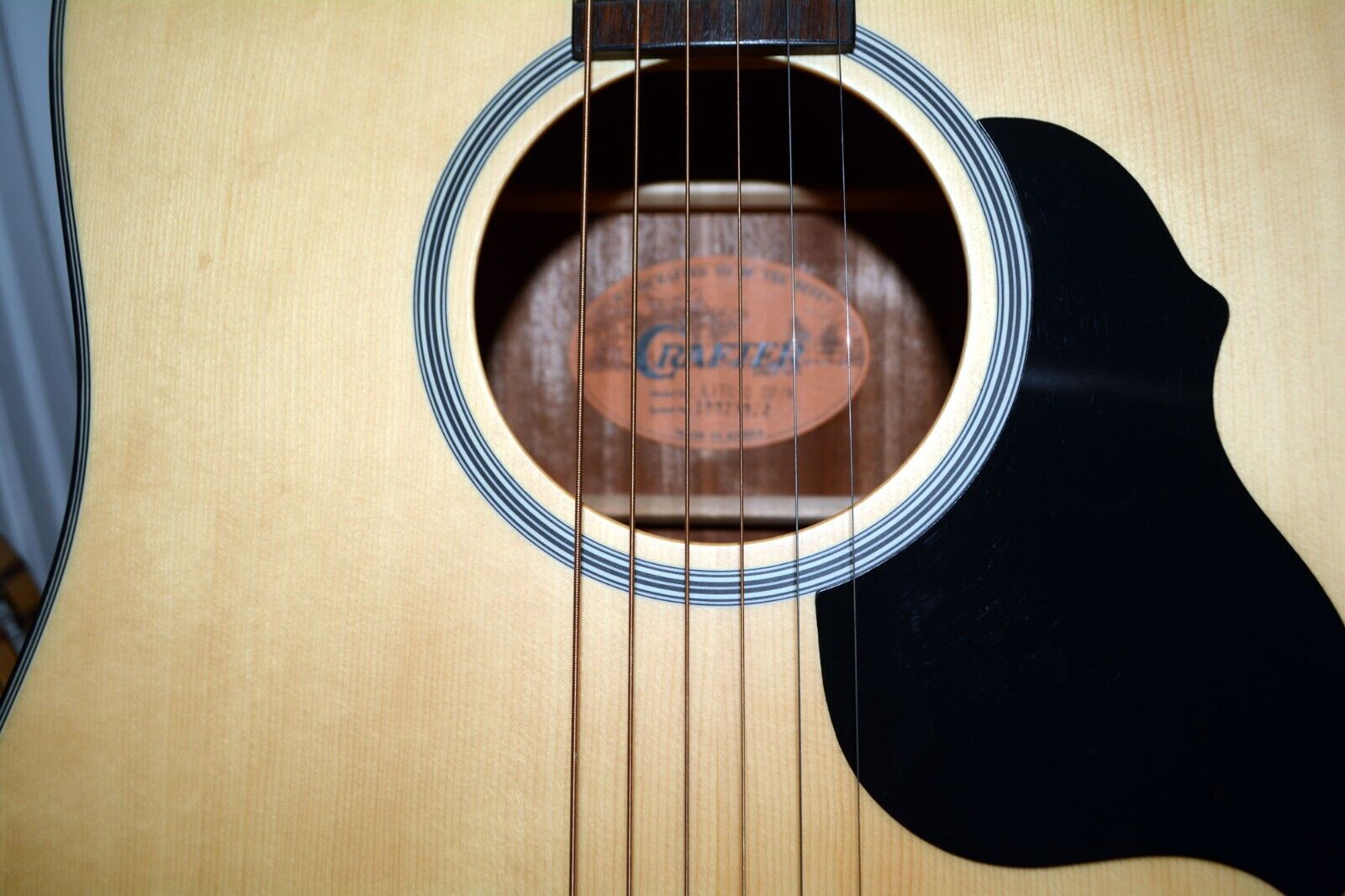 Crafter Acoustic Guitar Excellent Condition Pro Setup! 2