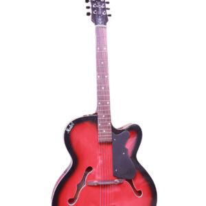 Guitar Electric Acoustic Beginner Bag Plays with both electricity and hand - Image 1