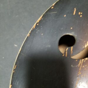 Vintage Black Brown 6 String 19 Frets Archtop Hollow Body Acoustic Guitar - Image 7