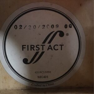 First Act MG431 Dark Maroon Acoustic Guitar 41" (Needs to be Re-strung) - Image 5