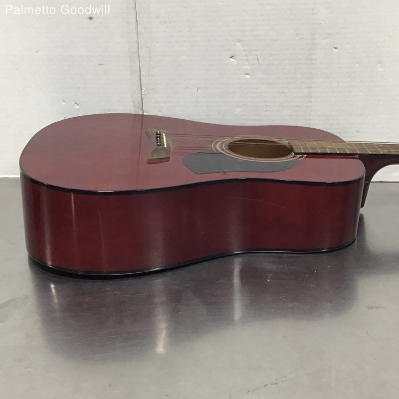 First Act MG431 Dark Maroon Acoustic Guitar 41″ (Needs to be Re-strung) 7