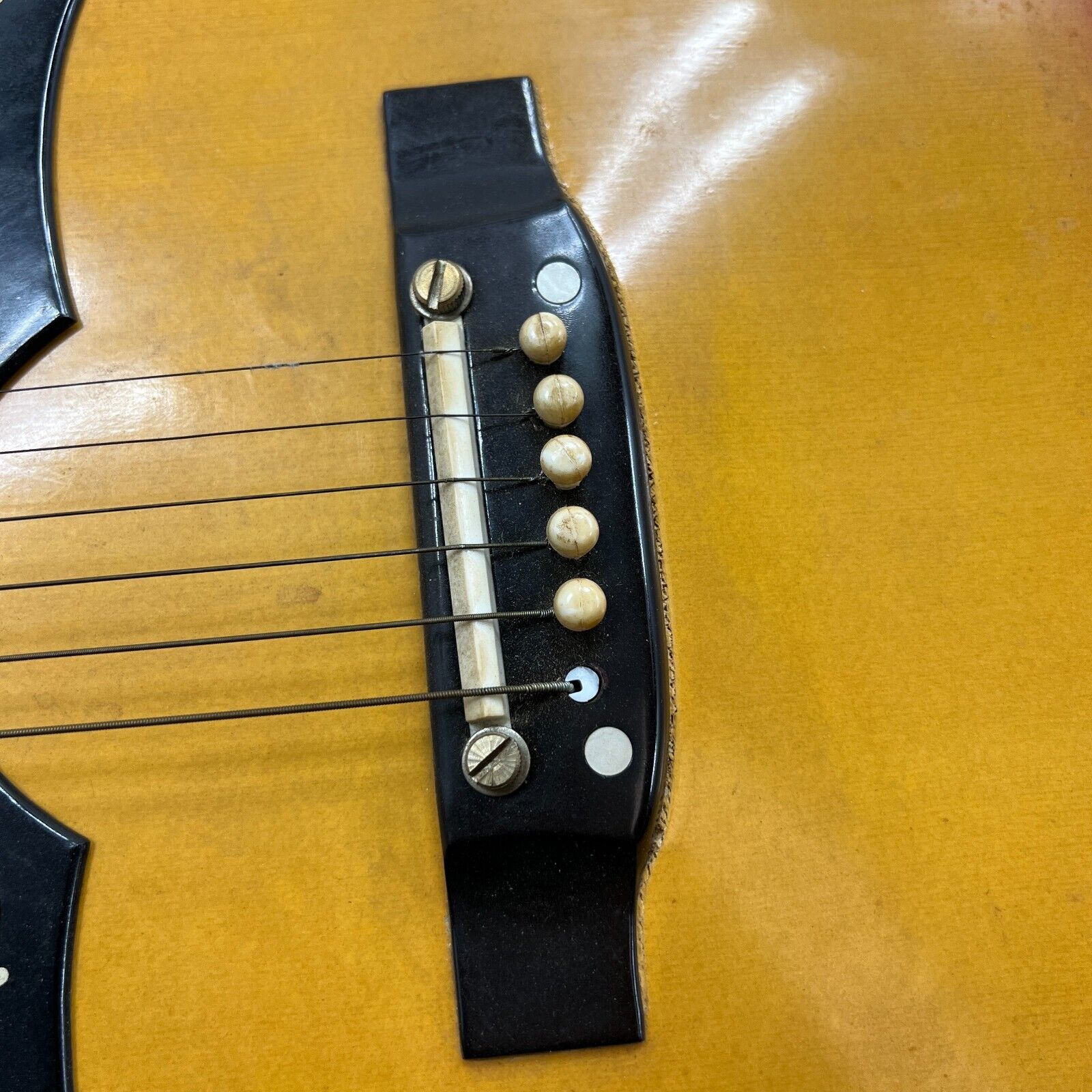 Vintage Checkmate Acoustic 6 String Guitar G230 11