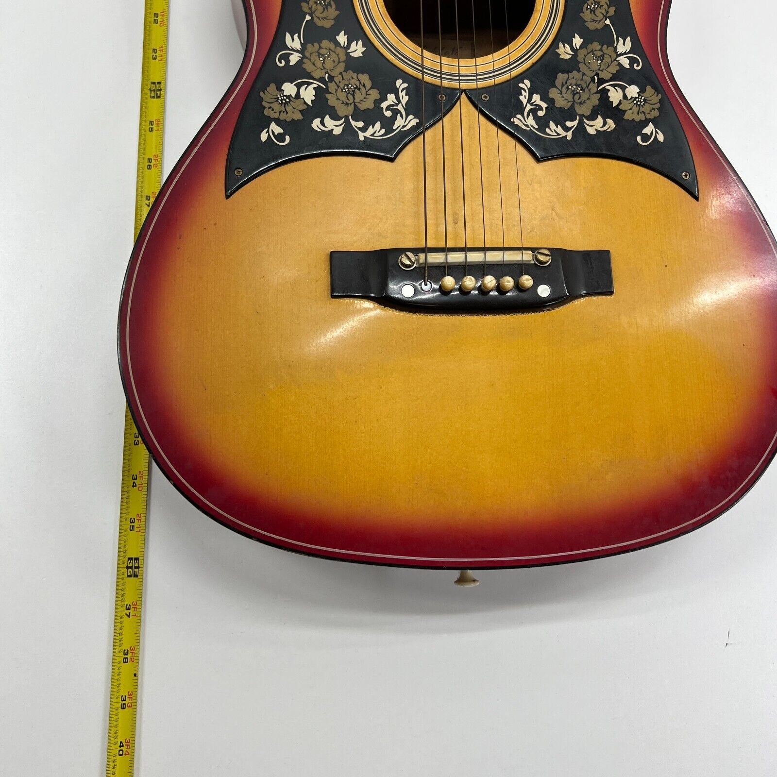 Vintage Checkmate Acoustic 6 String Guitar G230 14