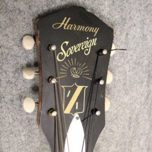 vintage Harmony Sovereign H1203 Acoustic Guitar solid top - Image 12
