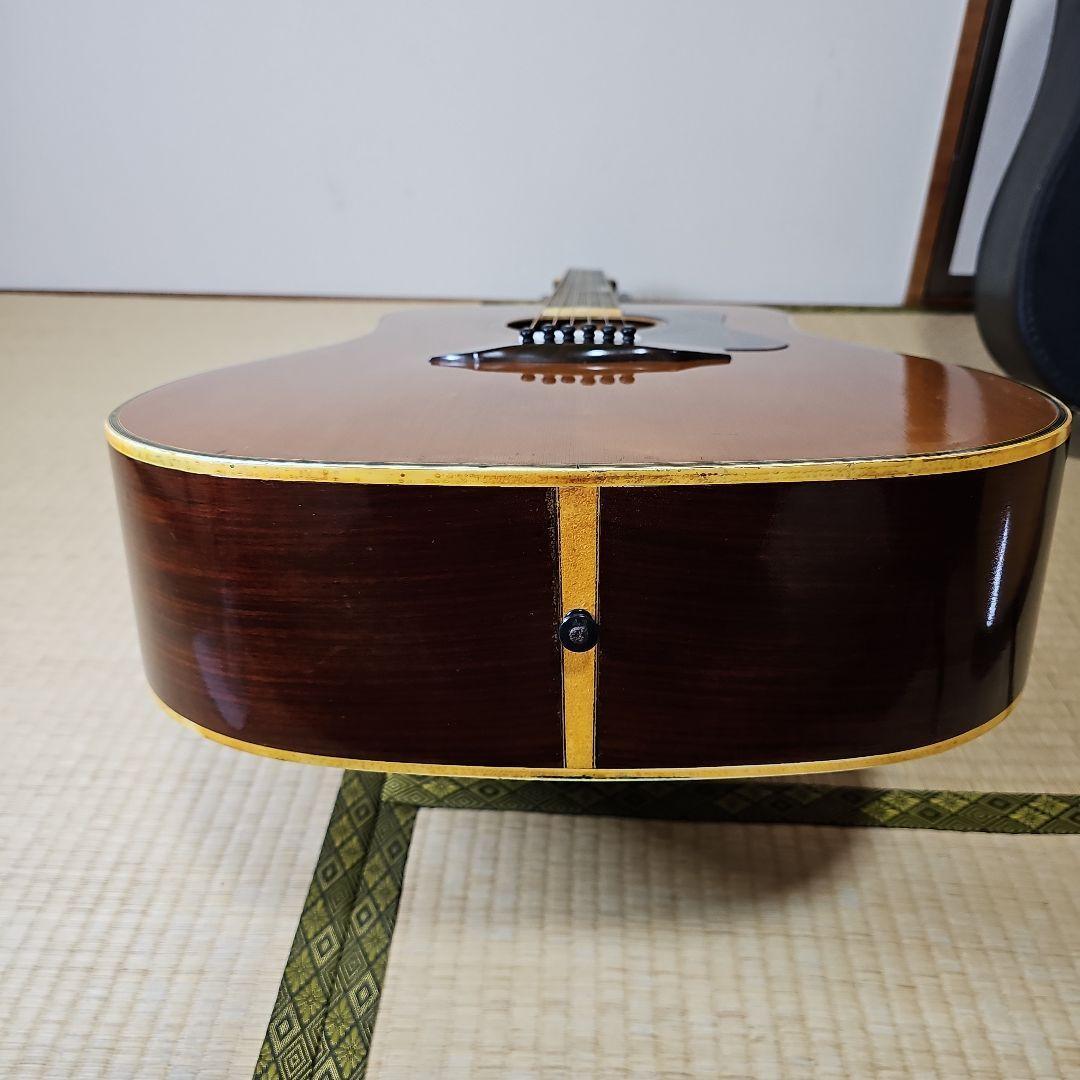 Tomson Gw-380 Guild1976 Acoustic Guitar With Hard Case 2