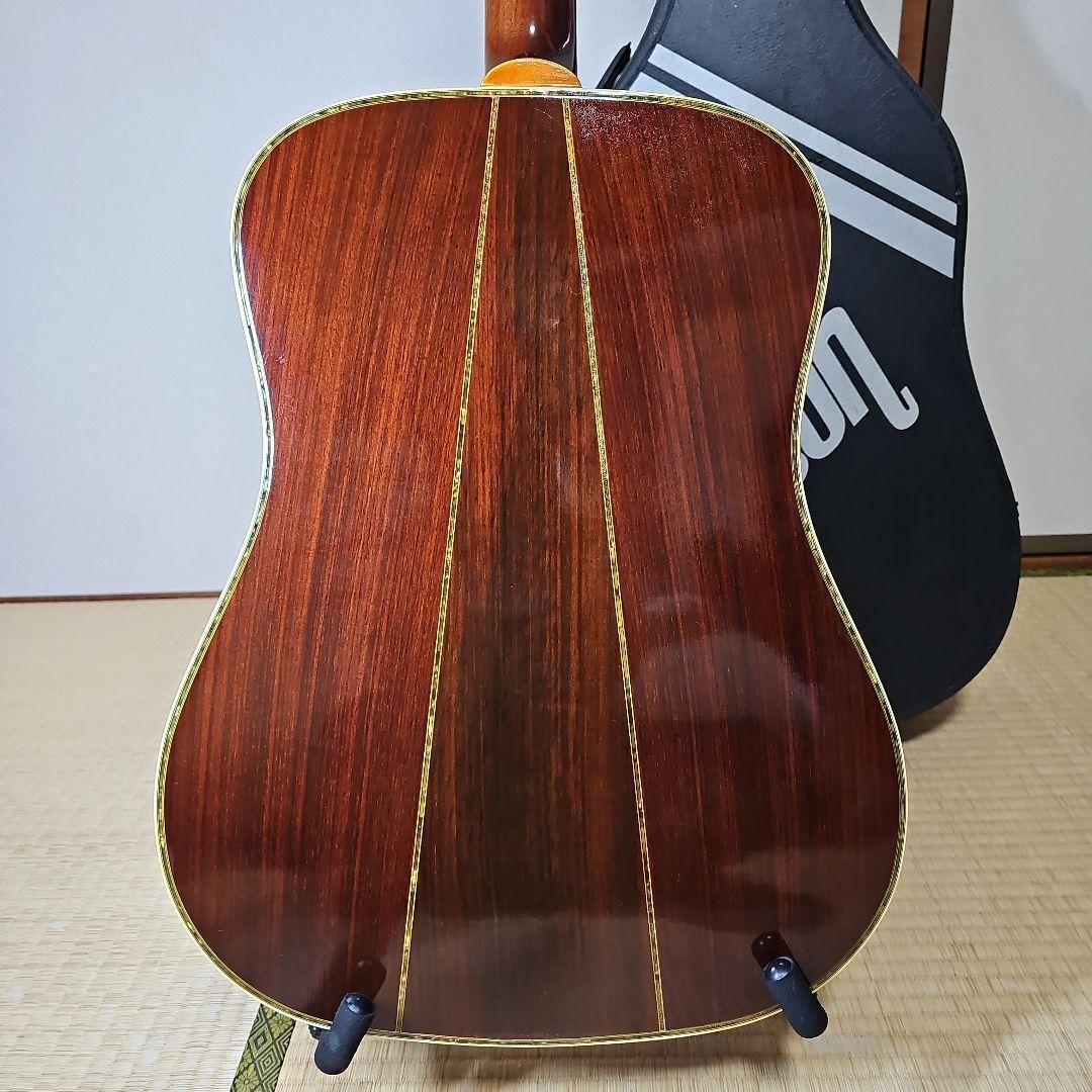 Tomson Gw-380 Guild1976 Acoustic Guitar With Hard Case 9
